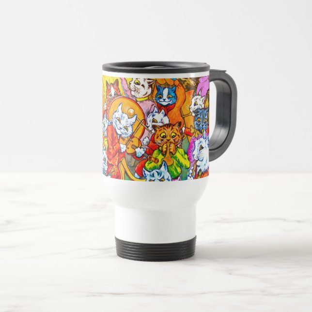 Caneca Térmica Banda Musical de Cat (Frente Esquerda)