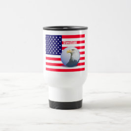 Caneca Térmica Bandeira Americana e Águia