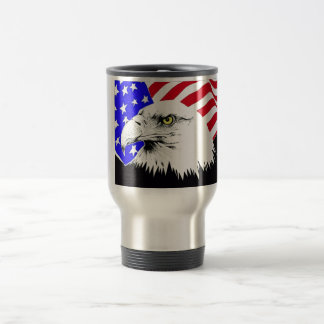 Caneca Térmica Bandeira Americana e Águia Balda