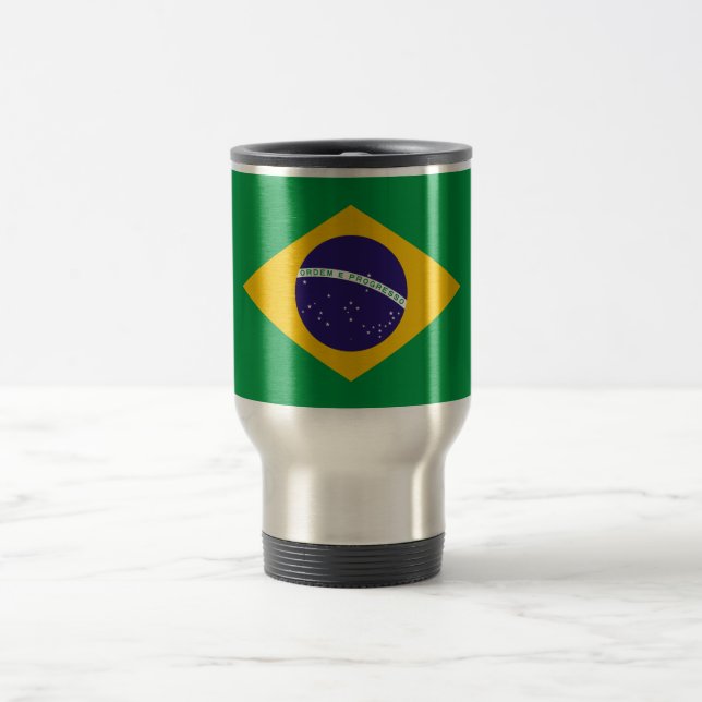Caneca Térmica bandeira brasileira (Centro)