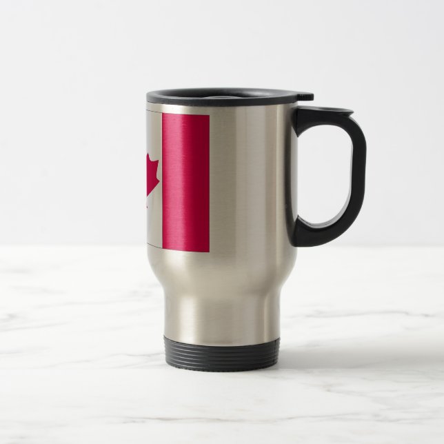 Caneca Térmica Bandeira Canadense (Direita)