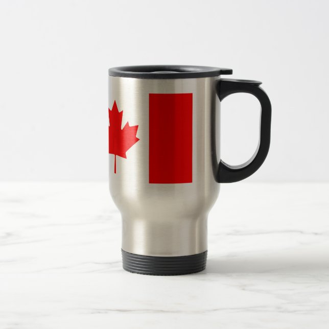 Caneca Térmica bandeira canadense Patriótica Canadá (Direita)