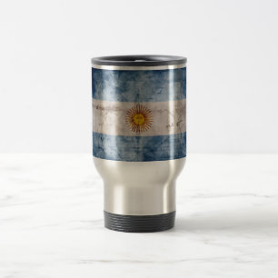Caneca Térmica Bandeira da Argentina meteorizada