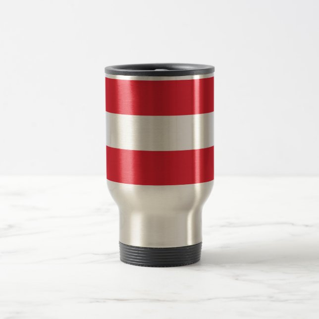 Caneca Térmica Bandeira da Áustria (Centro)