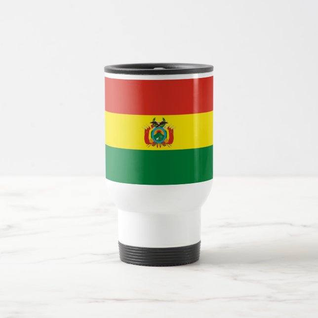 Caneca Térmica Bandeira da Bolívia Patriótica (Centro)