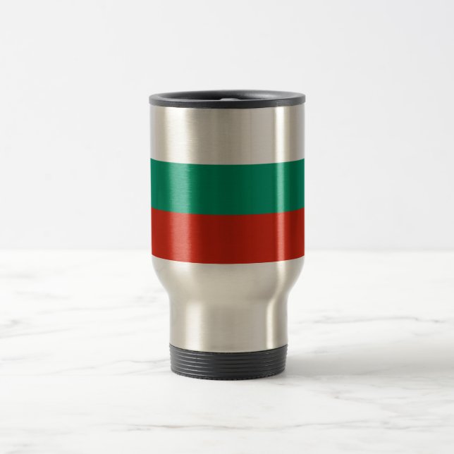 Caneca Térmica Bandeira da Bulgária (Centro)
