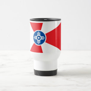Caneca Térmica Bandeira da cidade de Wichita