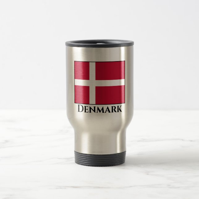 Caneca Térmica Bandeira da Dinamarca (dinamarquesa) (Centro)