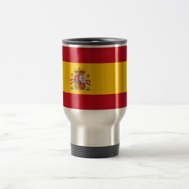 Caneca Térmica Bandeira da Espanha (Centro)