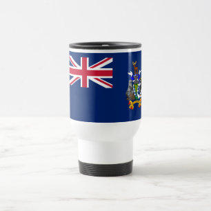 Caneca Térmica Bandeira da Geórgia do Sul e Ilhas Sandwich do Sul