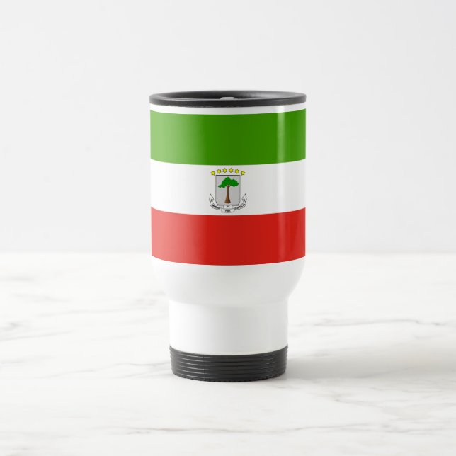Caneca Térmica Bandeira da Guiné Equatorial (Centro)