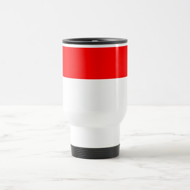 Caneca Térmica Bandeira da Indonésia (Centro)