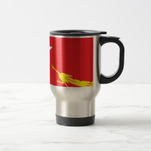 Caneca Térmica Bandeira da liga nacional para a democracia