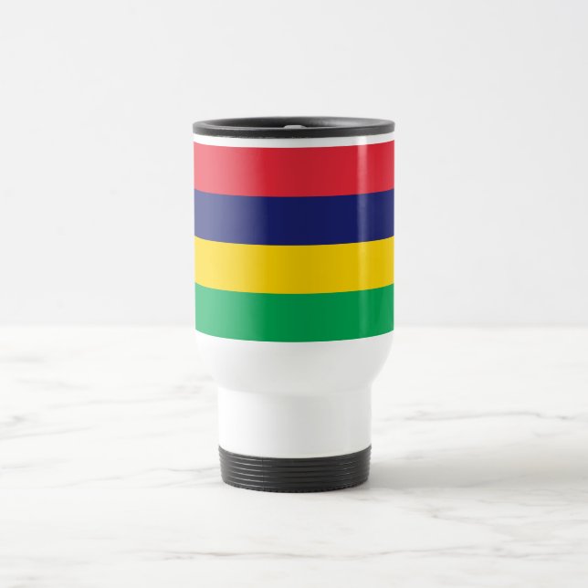 Caneca Térmica Bandeira da Maurícia (Centro)