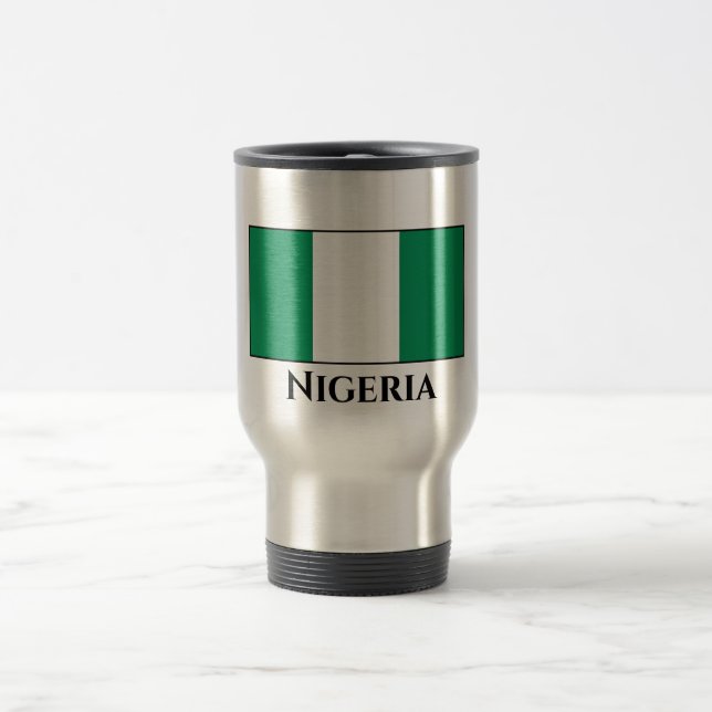 Caneca Térmica Bandeira da Nigéria (nigeriana) (Centro)