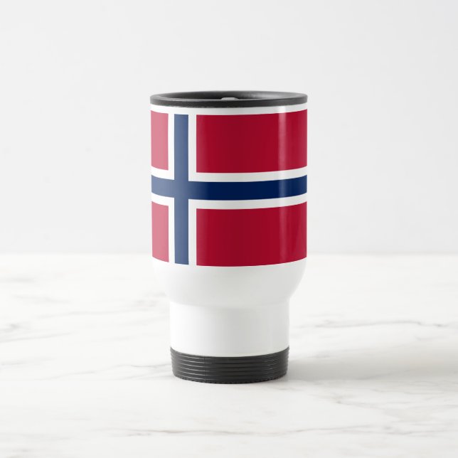 Caneca Térmica Bandeira da Noruega (Centro)