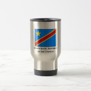 Caneca Térmica Bandeira da República Democrática do Congo