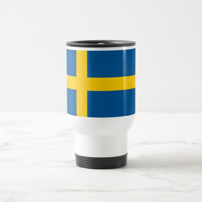 Caneca Térmica Bandeira da Suécia (Centro)