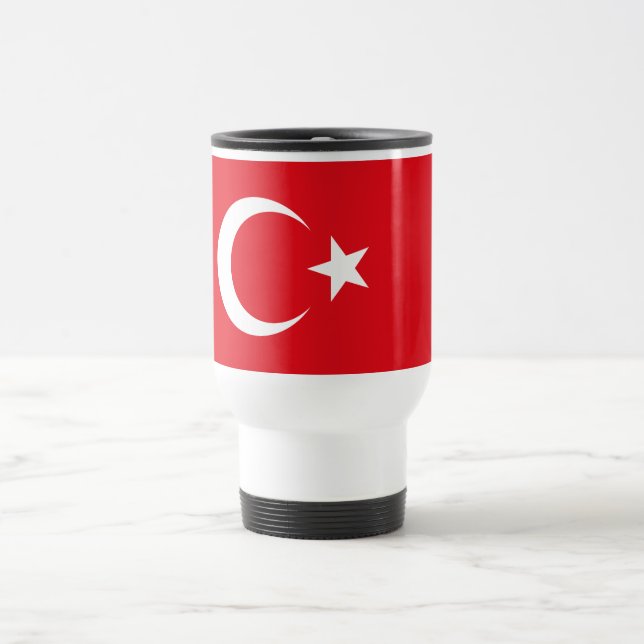 Caneca Térmica Bandeira da Turquia (Centro)
