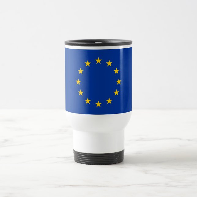 Caneca Térmica Bandeira da União Europeia (Centro)
