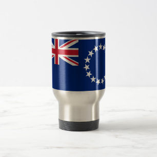 Caneca Térmica Bandeira das Ilhas Cook Viagem/Viagem ao trabalho