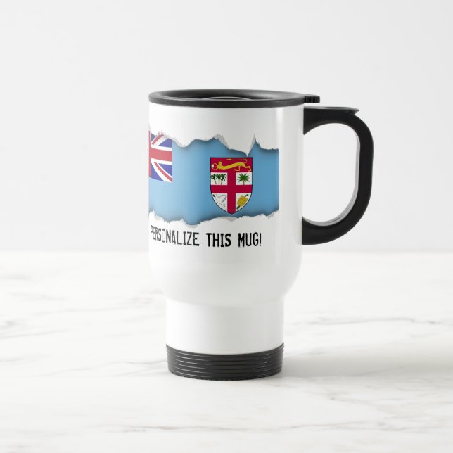Caneca Térmica Bandeira das Ilhas Fiji (Direita)