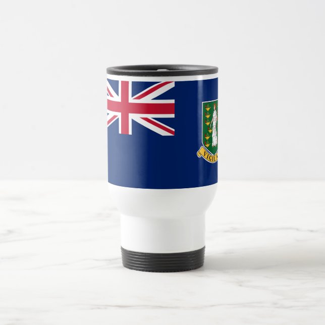 Caneca Térmica Bandeira das Ilhas Virgens Britânicas (Centro)