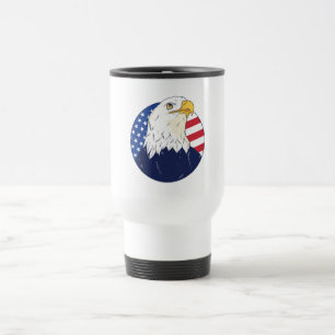Caneca Térmica Bandeira de Águia Americana
