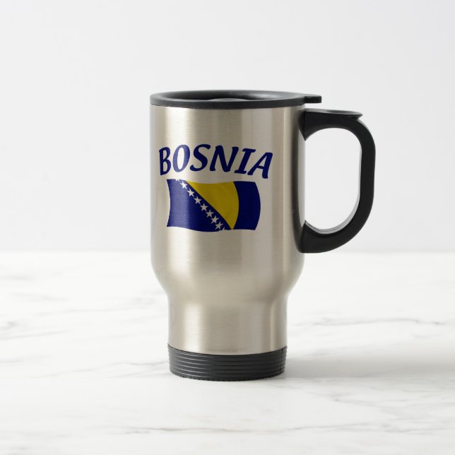 Caneca Térmica Bandeira de Bósnia (Direita)