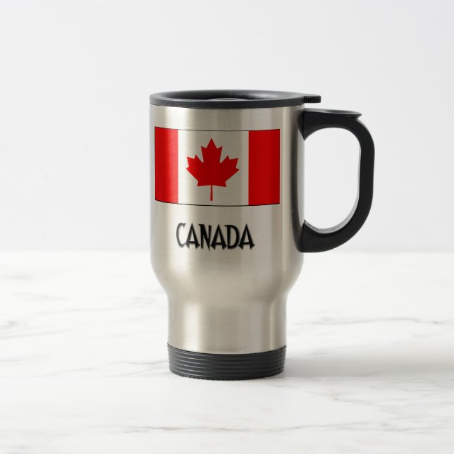 Caneca Térmica Bandeira de Canadá (Direita)