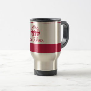 Caneca Térmica Bandeira de Chula Vista, Califórnia