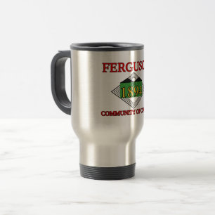 Caneca Térmica Bandeira de Ferguson, Missouri