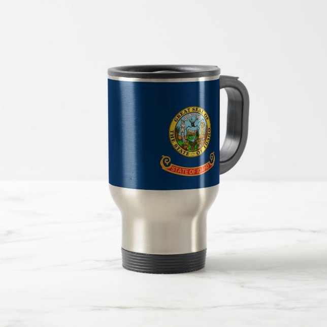 Caneca Térmica bandeira de Idaho (Frente Esquerda)