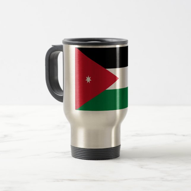 Caneca Térmica Bandeira de Jordão (Frente Esquerda)
