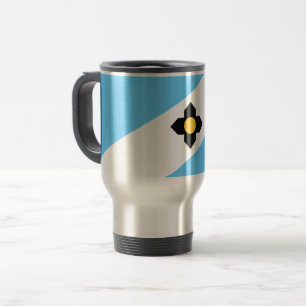 Caneca Térmica Bandeira de Madison, Wisconsin
