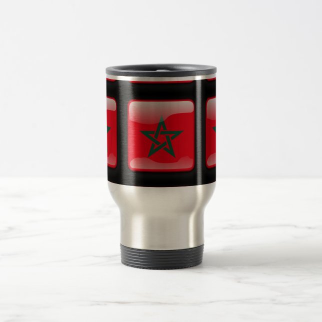 Caneca Térmica Bandeira de Marrocos (Centro)