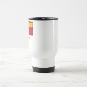Caneca Térmica Bandeira de ondulação de Skåneland com nome