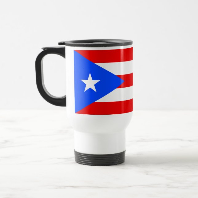Caneca Térmica Bandeira de Porto Rico (Esquerda)