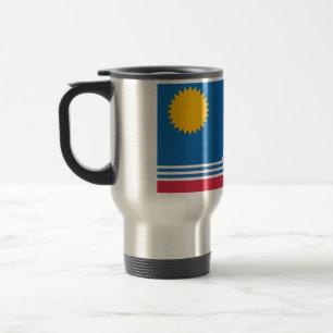 Caneca Térmica Bandeira de Sioux Falls, Dakota do Sul