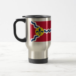 Caneca Térmica Bandeira de St Louis, Missouri