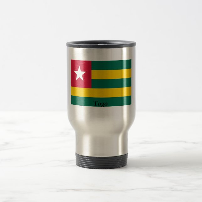 Caneca Térmica Bandeira de Togo (Centro)