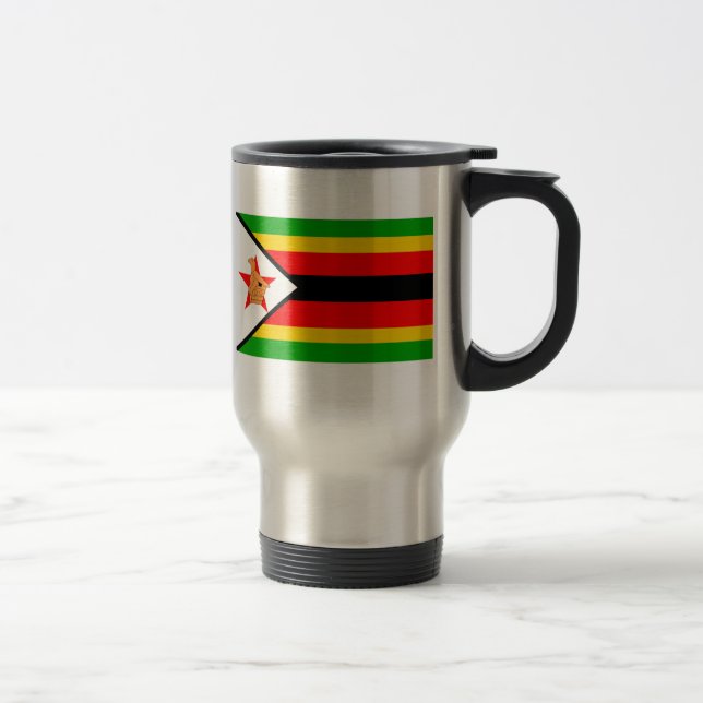Caneca Térmica Bandeira de Zimbabwe (Direita)