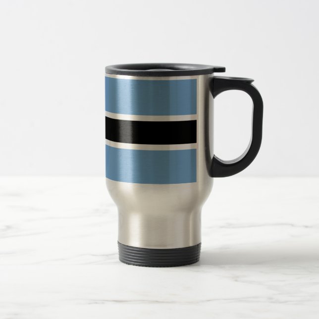 Caneca Térmica Bandeira do Botsuana (Direita)
