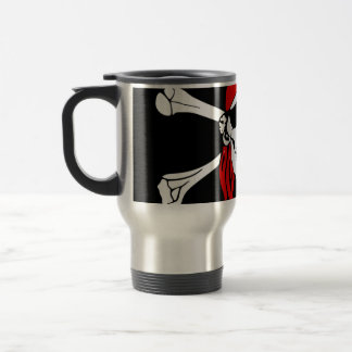 Caneca Térmica Bandeira do crânio do pirata