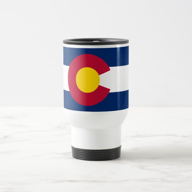 Caneca Térmica Bandeira do estado de Colorado (Centro)