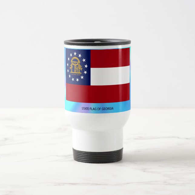 Caneca Térmica Bandeira do estado de Geórgia (Centro)