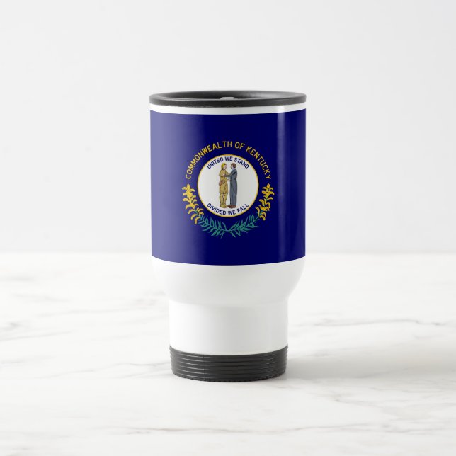 Caneca Térmica Bandeira do Estado de Kentucky (Centro)