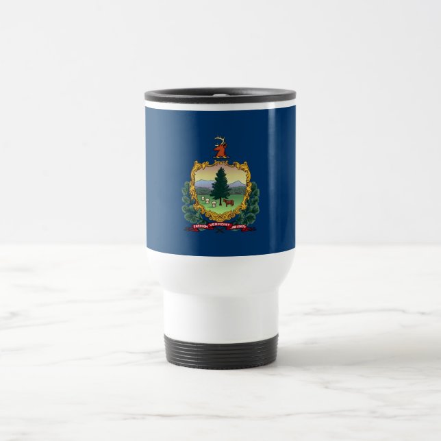 Caneca Térmica Bandeira do Estado de Vermont (Centro)
