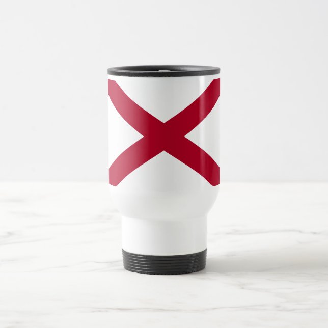Caneca Térmica Bandeira do estado do Alabama (Centro)