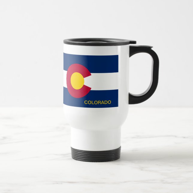 Caneca Térmica Bandeira do Estado do Colorado (Direita)